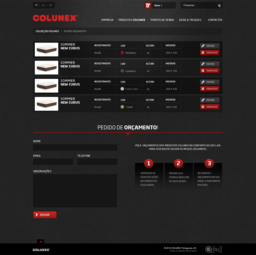 colunex budget Colunex website