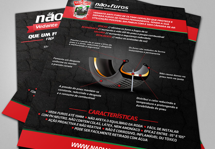 naomaisfuros flyer tras Não mais furos