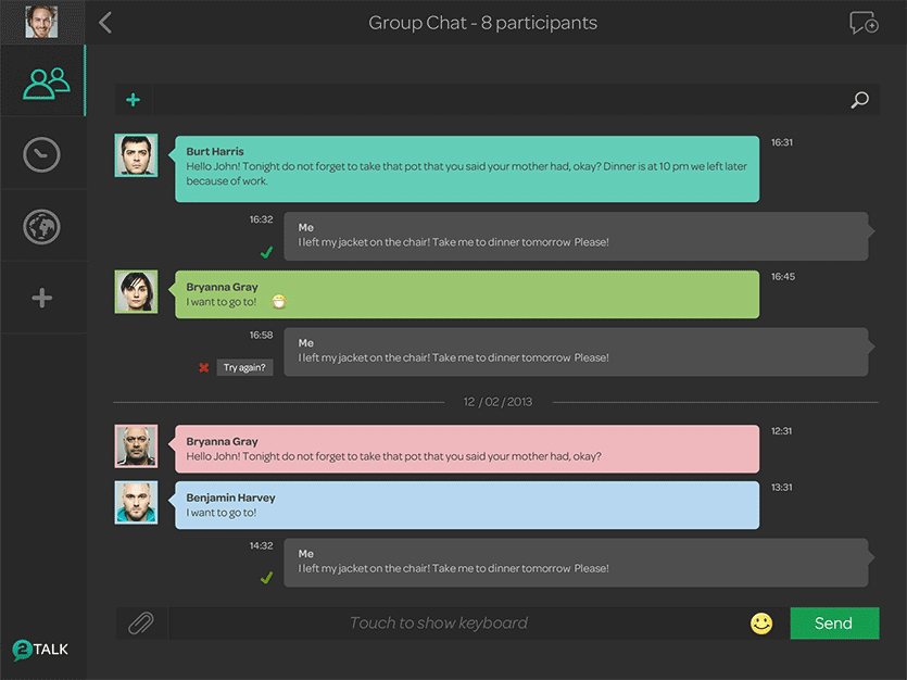 group chat 2Talk APP